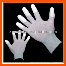 Дешевые Белый ESD ПУ пальцем покрытием перчатки работы
